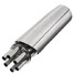 Motorcycle Stainless Steel 100mm Rotating Gun Exhaust Muffler Pipe Slip-On - 5