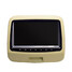 9 Inch Monitors Car Headrest Beige Screen DVD HD Digital Display - 1