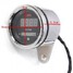 2 in 1 Gauge Oil Fuel Motorcycle LED Digital Speedometer Tachometer - 9