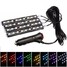 Atmosphere LED Car Interior Strip Lamp 4 In 1 Cigarette Lighter Plug Lights - 1