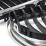 BMW E90 Pair of Plated Grille 3 Series Hood Front - 5