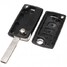 Citroen C2 C3 C5 C4 Key Fob Case Shell 3 Button Flip C6 - 5
