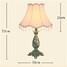 Bedside Old Glass Desk Lamp Lamp Bedroom Wood - 3