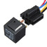 Black 12V with Wiring Harness and Socket Car Auto Relay AMP - 5