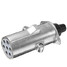 Pin Seven S type Hole Trailer Plug 24V Aluminum - 2