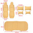 Headrest Seats Seat Cover Cushion Car PU Leather Lumbar Front Rear Pillow - 5