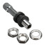 Black Cap Wheels Forged Valve Stems Aluminum Racing - 6