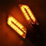 Motorcycle Light Indicator Light Lamp Pair Amber LED Turn Signal - 11