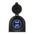 Mount Socket Adapter Resistant 24V DC Car LED Dash Dual USB Car Charger Water - 6