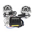 Speaker Stereo Amplifier Audio System FM Radio Remote DC 12V Horn USB Motorcycle Handlebar - 2