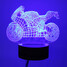 Lights Bedroom Powered 0.5W Lamp Visual DC5V Table USB 3D Night Remote Control Motorcycle LED - 6