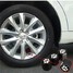 Footprint Caps Black Covers Stem Aluminum Alloy Wheel Tire Valve 4pcs Pattern Car - 6