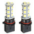Pair P13W 7000K RS White LED Lights Lamps SS 18SMD DRL Fog Driving Camaro - 1