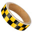 Color Chequer Roll Signal Caution Reflective Sticker Dual Warning - 5