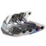 Silver Lens Motorcycle Helmet Clear Colorful Visors - 1