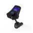 Bluetooth FM Transmitter TF Card Built-in Microphone Car Charger Support - 1
