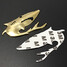 Adhesive Car Vehicle Metal Emblem Logo Decals 3D Badge Shark Sticker - 3