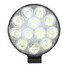 2Pcs Hi Lo 5inch Motorcycle Car Aluminum Fog 12-80V Spotlight Headlight 12 LED - 3