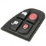 Fob Replacement 4Button Rubber Pad Jaguar Remote Key - 4