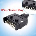 Adapter Flat Light Trailer Plug Connector Caravan RV Boat Trailer Tirol Truck 12V 7Pins