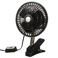 Trunk Vehicle 12V DC Car Electric Portable Cooler Fan Van Clip