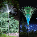 Light Set Solar Optic Stake Garden Fiber Fountain