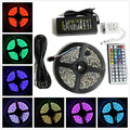 Rgb 300x5050 Led Strip Light Ac110-240v Power Supply And 44key Smd