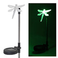 Solar Lights Color Changing Set Dragonfly Stake Garden