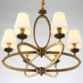 Living Room Kids Room Chandeliers Lodge Electroplated Metal Rustic Dining Room