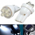 Bright White LED Interior Number Plate Light Car 4 Bulb Lamp 2Pcs 12V