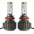 Pair H11 60W H8 Turbo 7200LM H9 with Wire 6000K LED Headlight Lamp