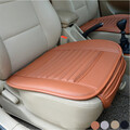 Universal Seat Pad PU Leather Auto Car Bamboo Charcoal Car Seat Covers Interior Car