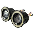 Fog Wireless Control 3inch LED RGB Color Angel Eye Car Light Rings Lights White