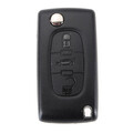 Key Shell Case Folding Buttons Remote Flip Peugeot