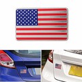 Universal Car Badge USA Flag Sticker Decal Metal Truck Auto Emblem American Decor