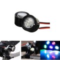 Scooter Bicycle Rear View Mirror Waterproof LED Light Motorcycle 6W Handlebar 12V DC Lamp