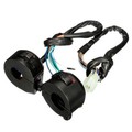 Motorcycle Handlebar Horn Turn Switch Electrical Start 12V 8inch Signal Headlight