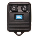 Buttons Remote Key Case Shell Three Replacement Ford Mazda Black