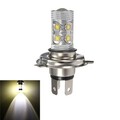 Super Bright White Fog Running Beam H4 Headlight DRL Hi Lo LED Motorcycle 50W