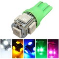 Super Bright Car Bulb 5SMD Wedge Lamp 5050 LED Green T10 194 168