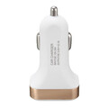 3.1A Dual Port USB Car Charger Cigarette Socket Lighter LED Voltmeter Universal