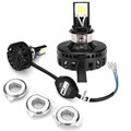 15W High Beam LED Motorcycle Motor Bike COB Low Beam Headlights 10W