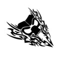 Auto Truck Vehicle Motorcycle Skull Reflective Sticker Car Styling Vinyl Decal