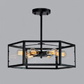 Mini Style Living Room Dining Room Hallway Retro Bedroom Garage Metal Study Room Pendant Lights