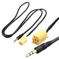 3.5mm Jack Grande MP3 AUX Audio Cable Punto Input Adapter Fiat