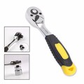 Spanner Ratchet Car Tool Chrome Vanadium Handle Grip Steel Gear Reversible