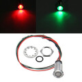 Indicator Warning light Car Boat Pilot Panel Dashboard 12V 8mm Dual Color LED