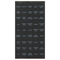 Circuit Instrument Caravan Decal Sticker Panel Label Marine Boat Switch