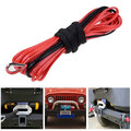 Off-road 6mm ATV SUV 4x4 Tow Cable Winch Rope Synthetic Fiber