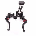 CNC Black Brake Clutch Lever Master Cylinder Universal Motorcycle Right